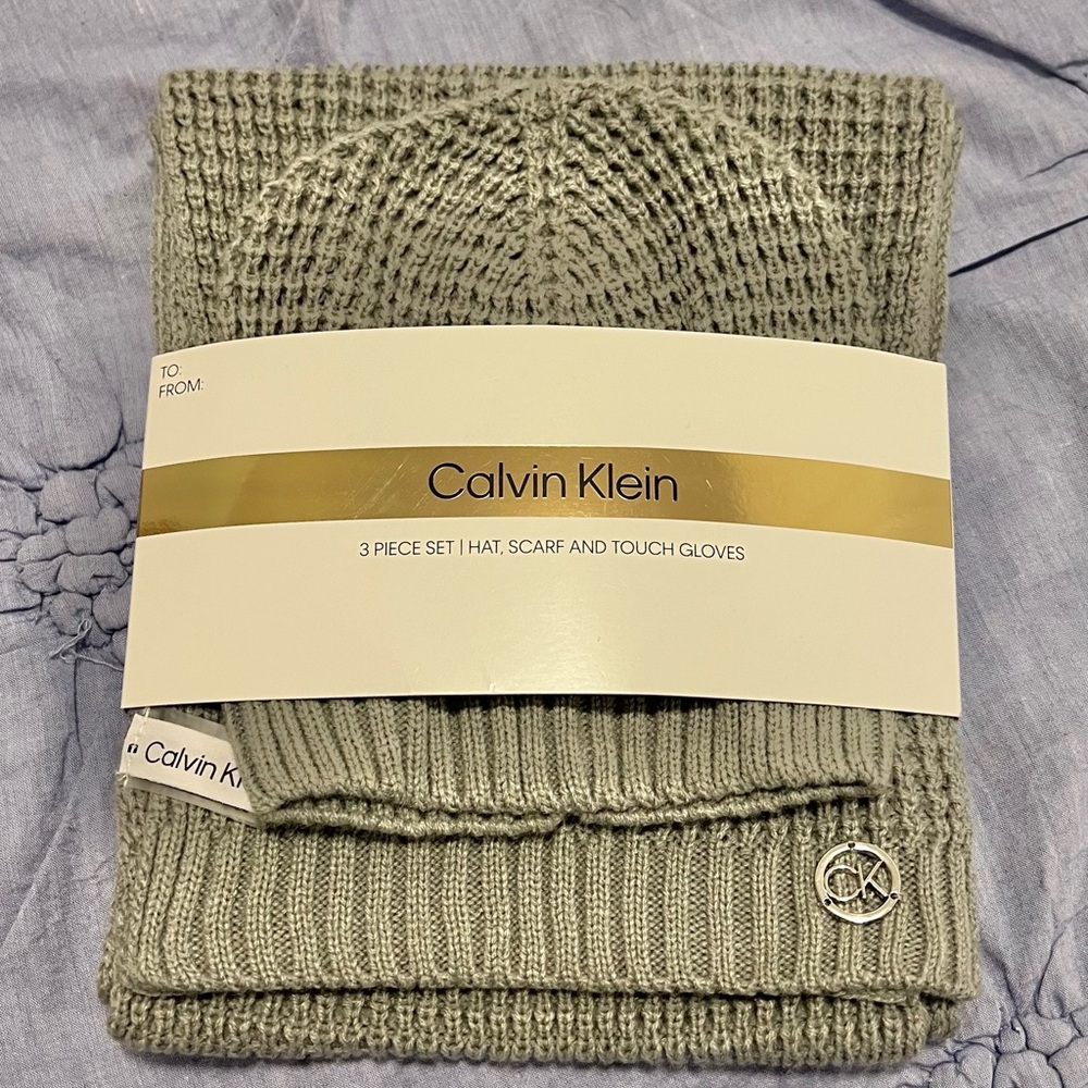 Calvin Klein Scarf and Hat